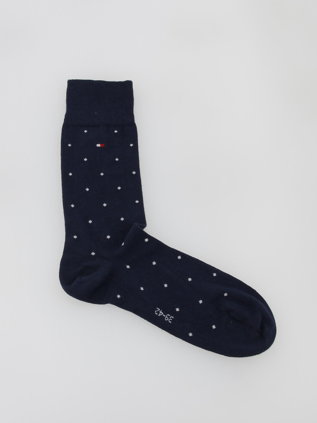 2 paires de chaussettes hautes bleu marine homme - Tommy Hilfiger