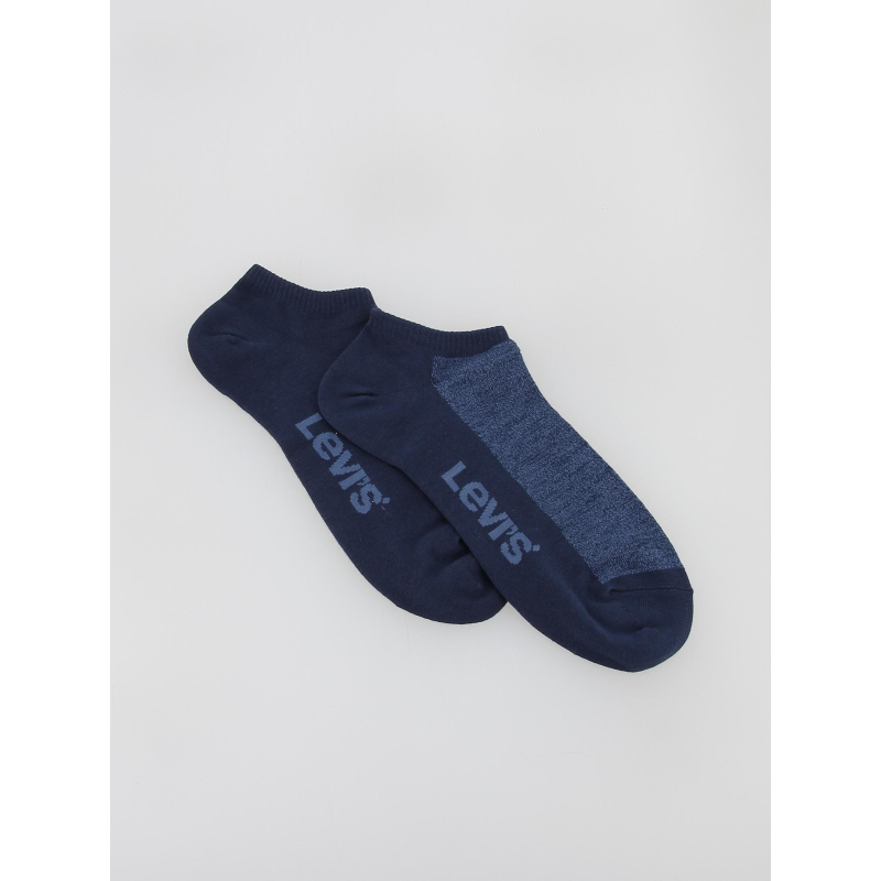 Pack 2 paires de chaussettes basses mouline bleu - Levi's