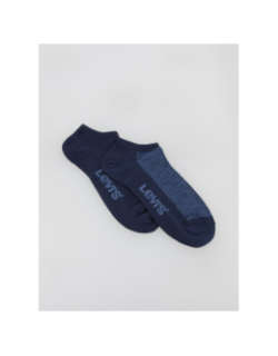Pack 2 paires de chaussettes basses mouline bleu - Levi's