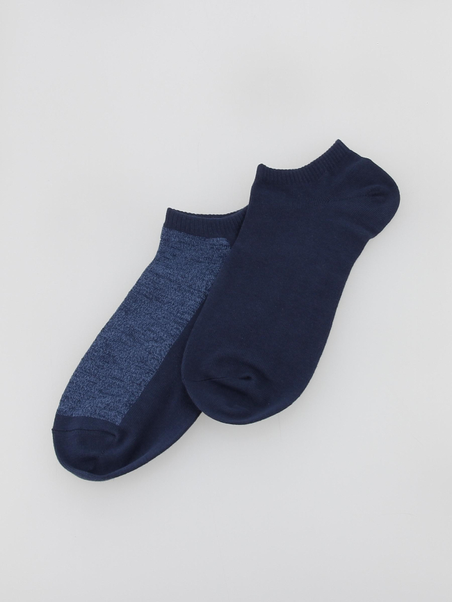 Pack 2 paires de chaussettes basses mouline bleu - Levi's