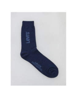 Pack 2 paires de chaussettes hautes mouline bleu - Levi's