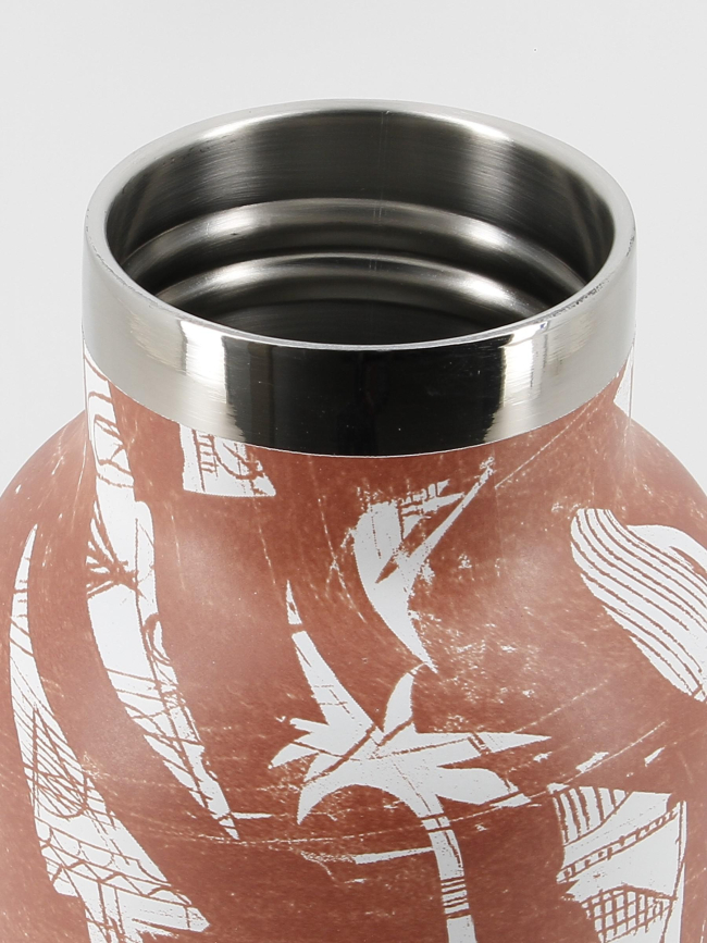 Gourde isotherme imprimée 500ml marron - Oxbow