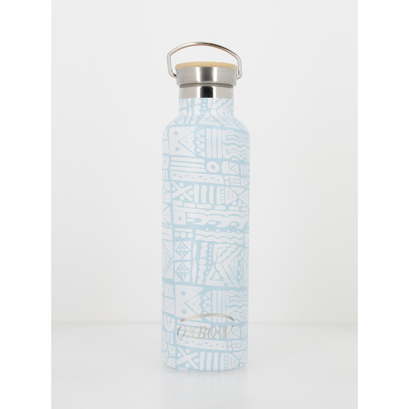 Gourde isotherme imprimée 750ml bleu - Oxbow