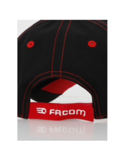 Casquette rouge noir homme - Facom