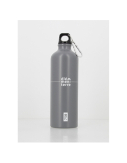 Gourde randonnée alu 750ml gris - Elementerre