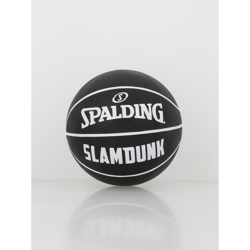 Ballon de basketball t5 slam dunk noir - Spalding