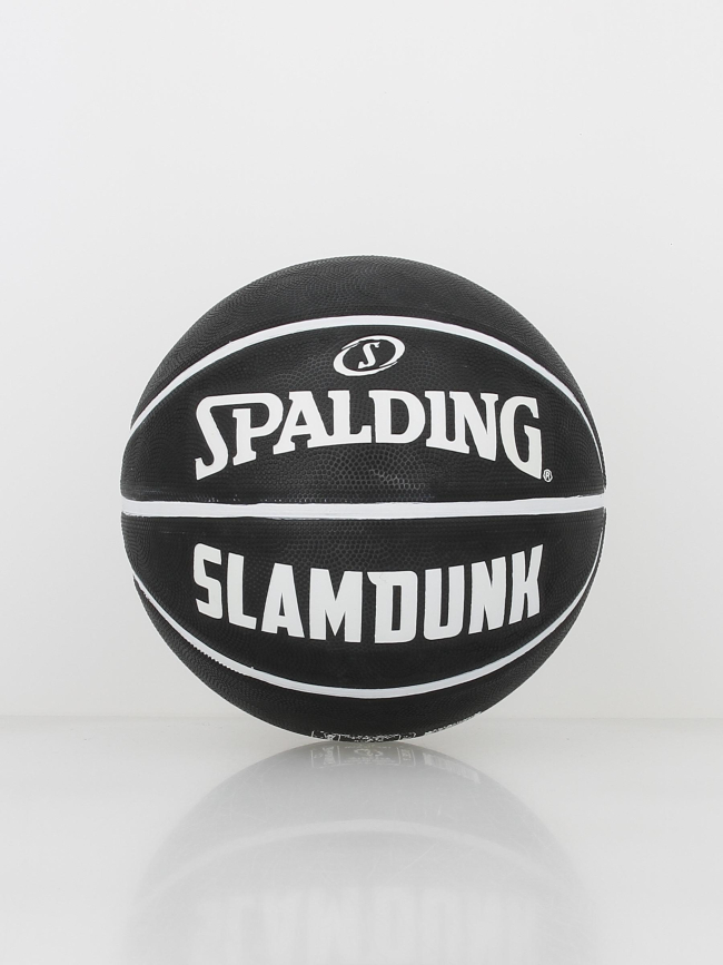 Ballon de basketball t7 slam dunk noir - Spalding