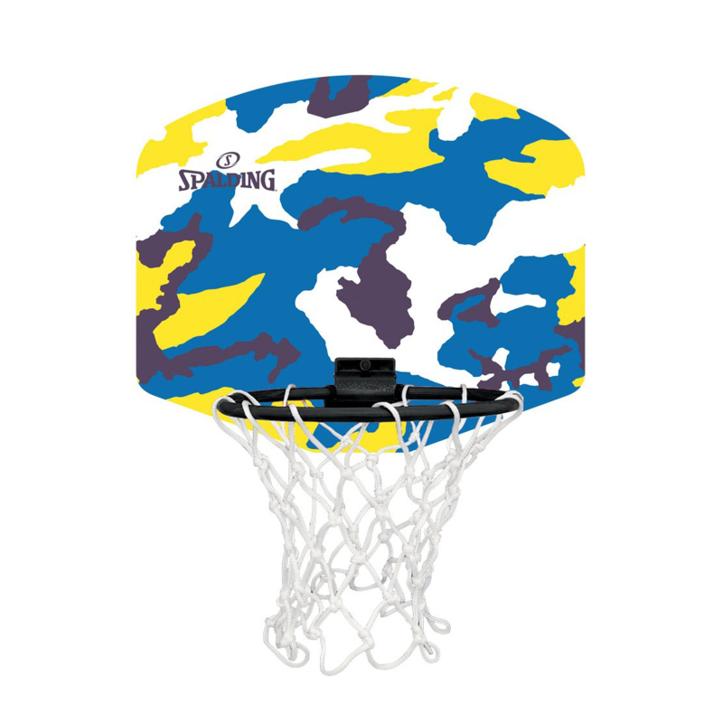 Mini panier de basketball camo multicolore - Spalding