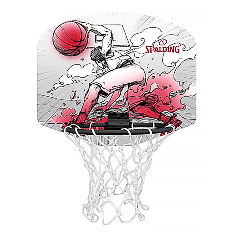 Mini panier de basketball sketch multicolore - Spalding