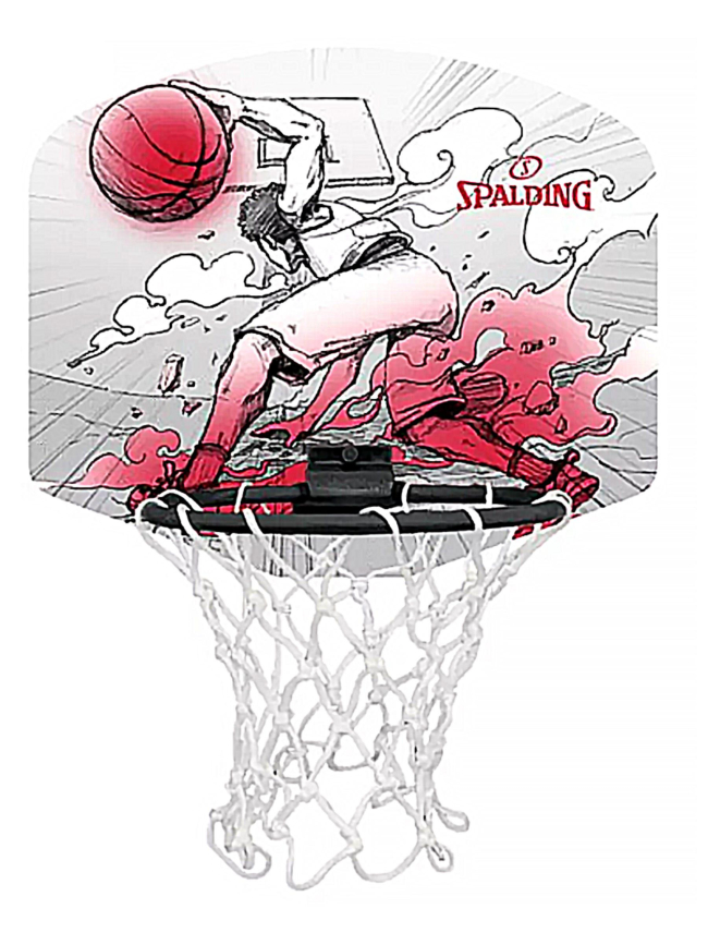 Mini panier de basketball sketch multicolore - Spalding