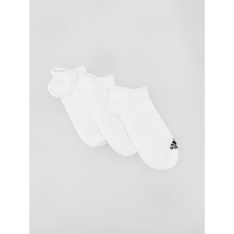 Pack 3 paires de chaussettes basses spw blanc - Adidas