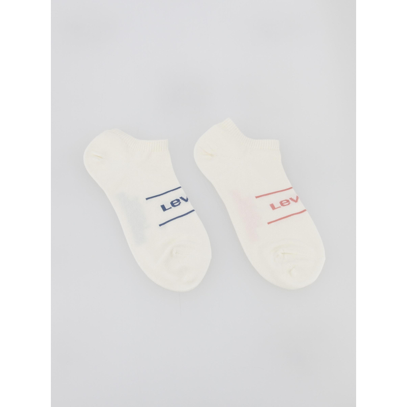 Pack 2 paires de chaussettes sport rose bleu blanc - Levi's