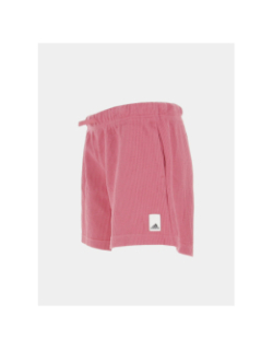Short côtelé rose fille - Adidas