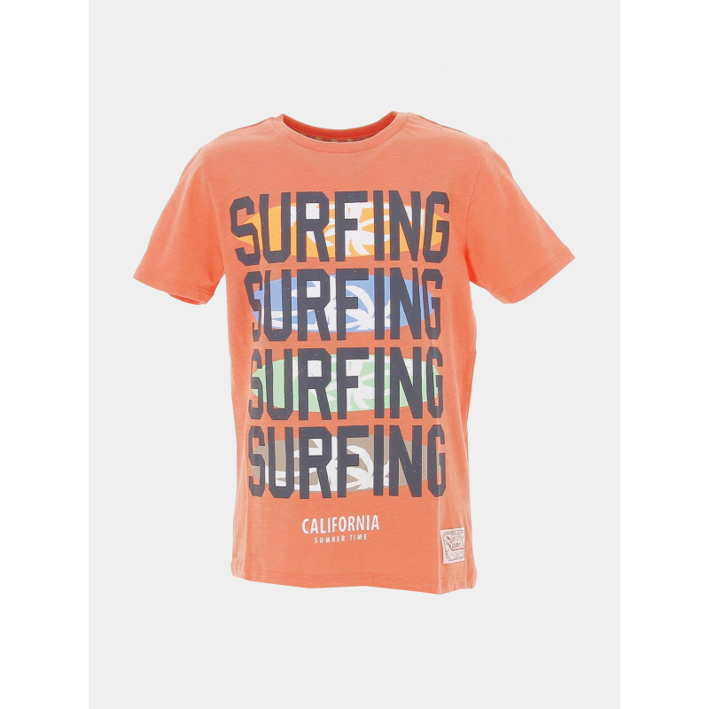 T-shirt surfing flaska orange enfant - Name It