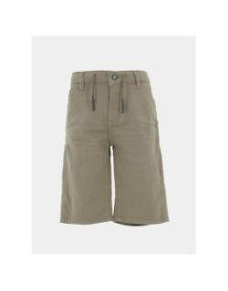 Short chino stretch kiwix kaki garçon - Kaporal