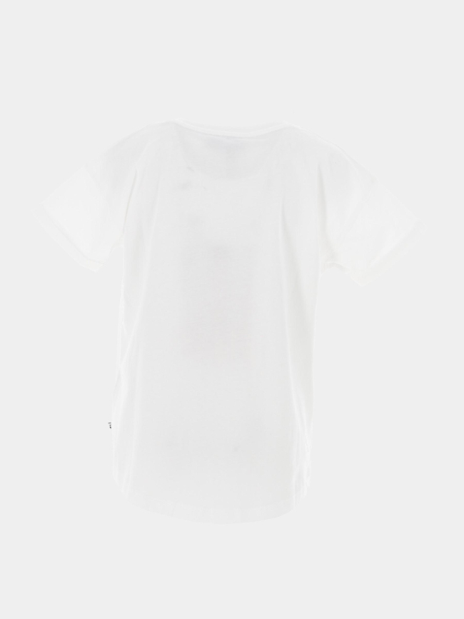 T-shirt madagi malibu vibes blanc fille - Le Temps Des Cerises