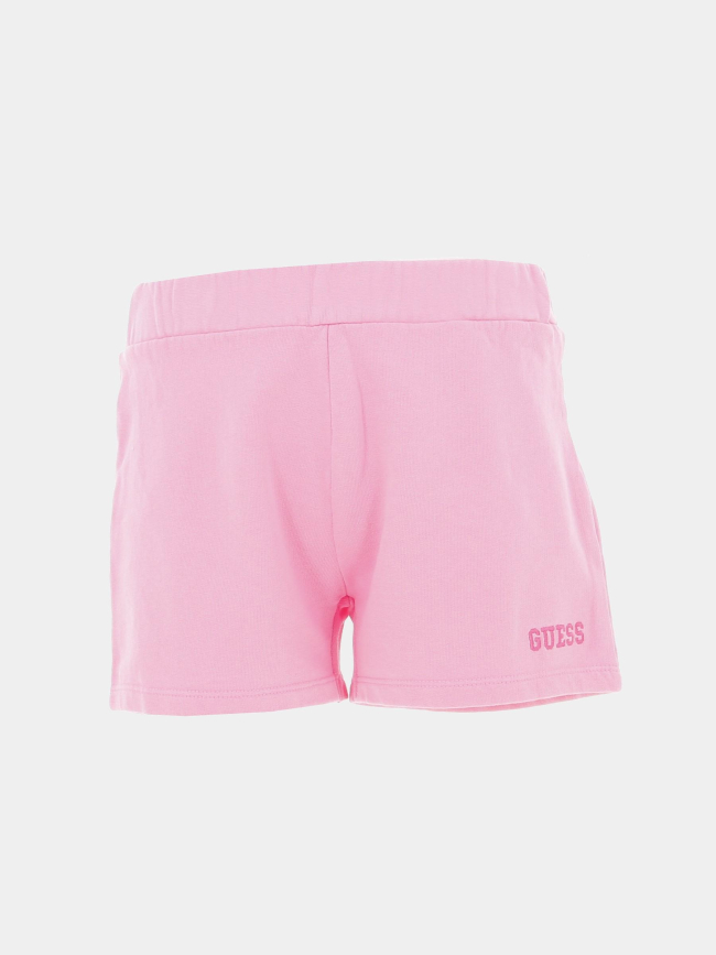 Short active pinky flower rose fille - Guess