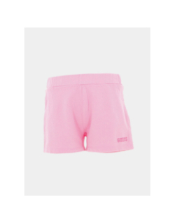 Short active pinky flower rose fille - Guess