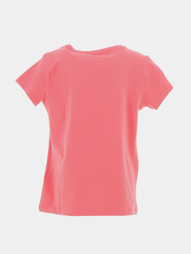 T-shirt colorful life rose fille - Guess