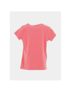 T-shirt colorful life rose fille - Guess