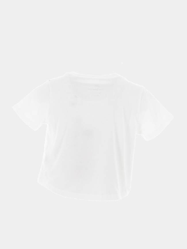 T-shirt crop sportswear futura blanc rose fille - Nike
