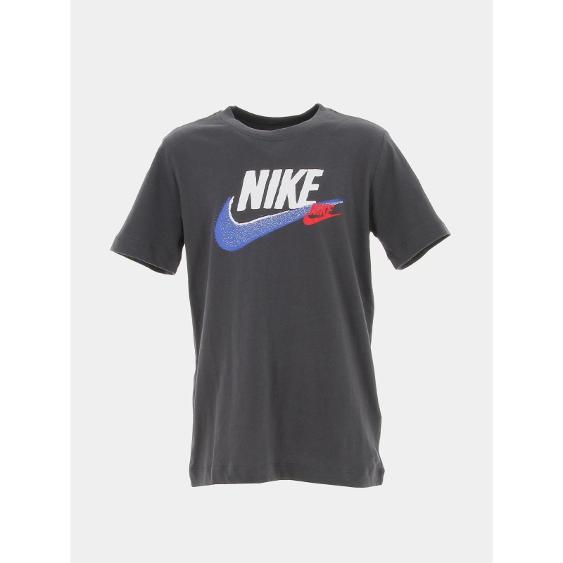 T-shirt sportswear double logo gris anthracite enfant - Nike