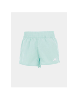 Short de sport 3 stripes vert fille - Adidas