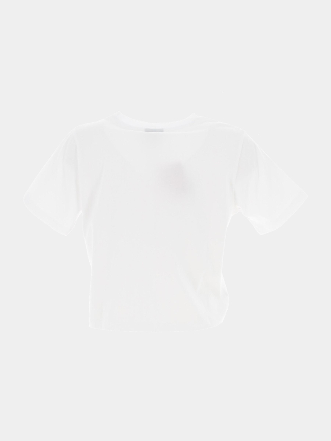 T-shirt crop casia blanc fille - Ellesse