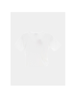 T-shirt crop casia blanc fille - Ellesse