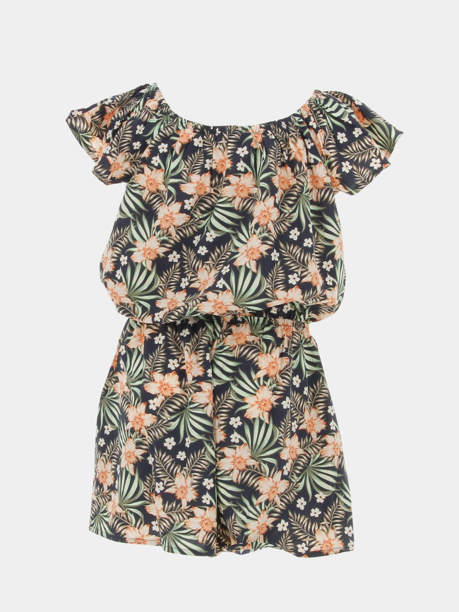 Combi-short à fleurs inaya noir fille - Name It