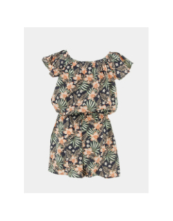 Combi-short à fleurs inaya noir fille - Name It