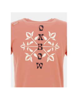 T-shirt graphique tabula rose homme - Oxbow