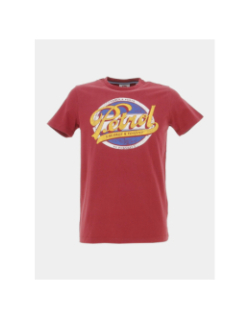 T-shirt logo print bordeaux garçon - Petrol Industries