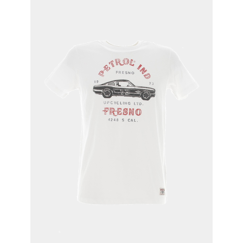 T-shirt voiture fresno blanc garçon - Petrol Industries