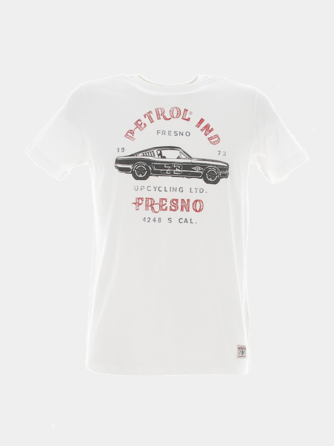 T-shirt voiture fresno blanc garçon - Petrol Industries