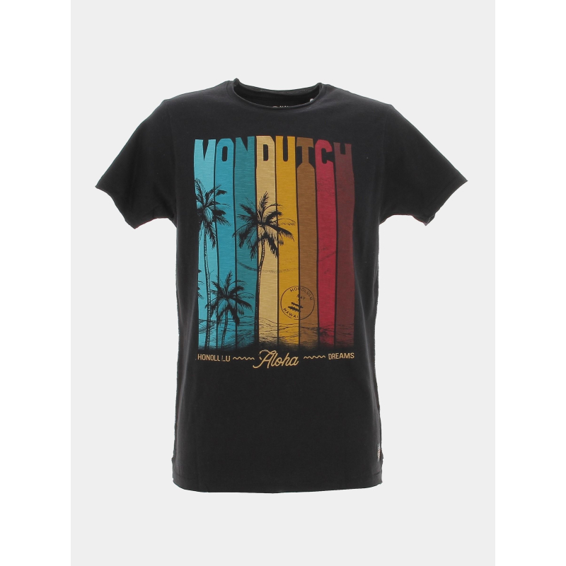 T-shirt regular honolulu aloha noir homme - Von Dutch