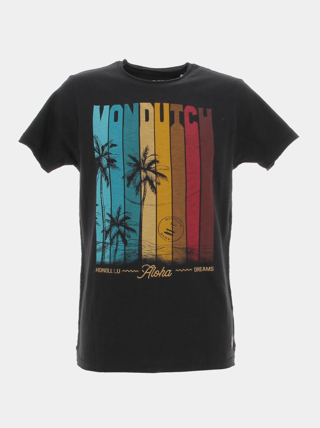 T-shirt regular honolulu aloha noir homme - Von Dutch