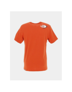 T-shirt outdoor graphic orange homme - The North Face