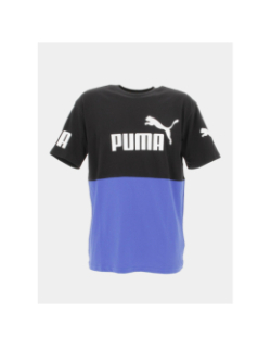 T-shirt bicolore noir bleu homme - Puma