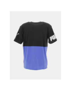 T-shirt bicolore noir bleu homme - Puma