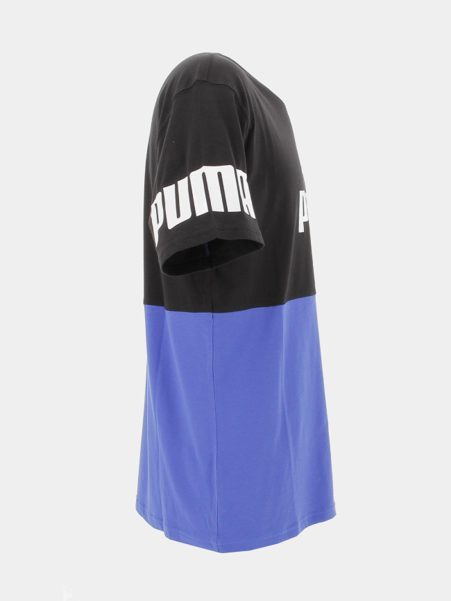 T-shirt bicolore noir bleu homme - Puma