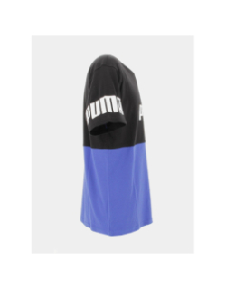 T-shirt bicolore noir bleu homme - Puma
