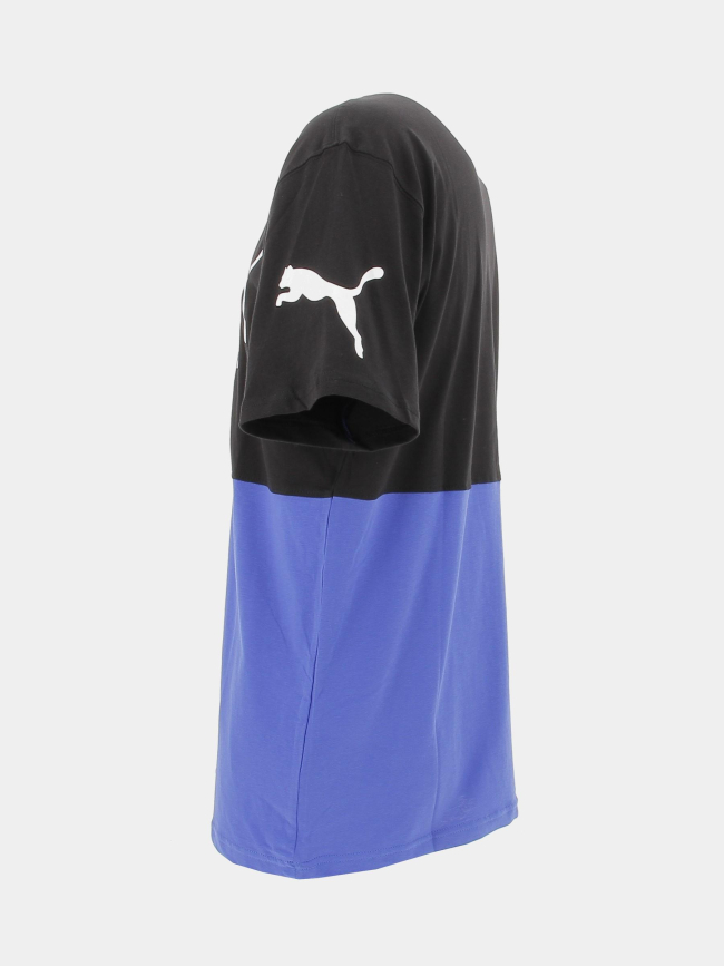 T-shirt bicolore noir bleu homme - Puma