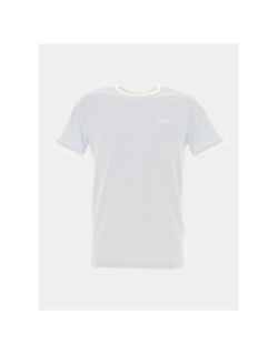 T-shirt logo the tee blanc bleu homme - Teddy Smith