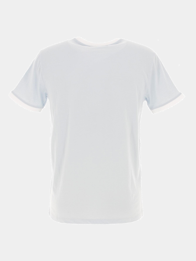 T-shirt logo the tee blanc bleu homme - Teddy Smith