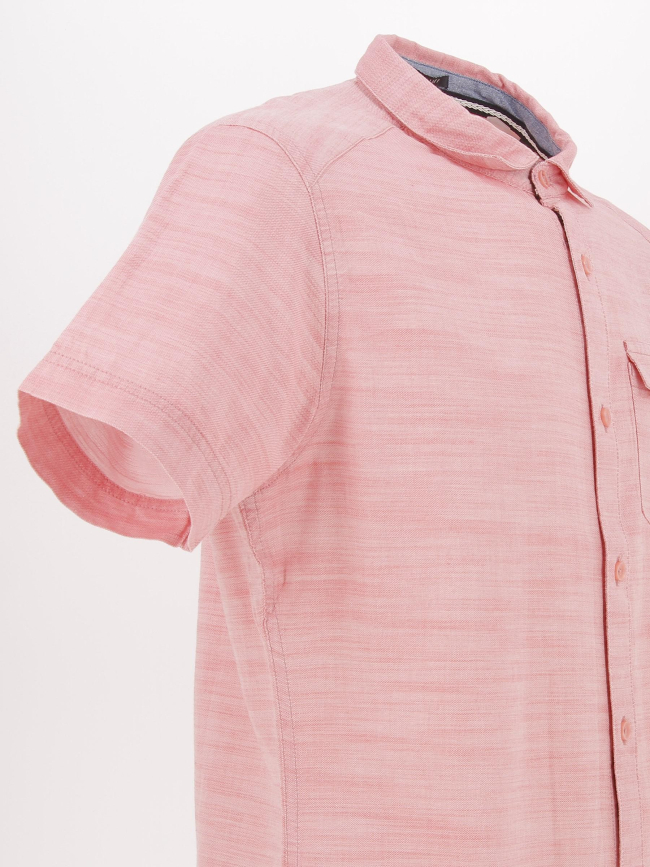 Chemise manches courtes selkir rose homme - Sun Valley
