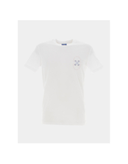 T-shirt dos graphique tesman blanc homme - Oxbow