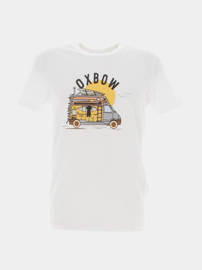 T-shirt graphique blanc titruck homme - Oxbow