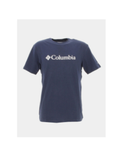 T-shirt csc basic logo bleu marine homme - Columbia