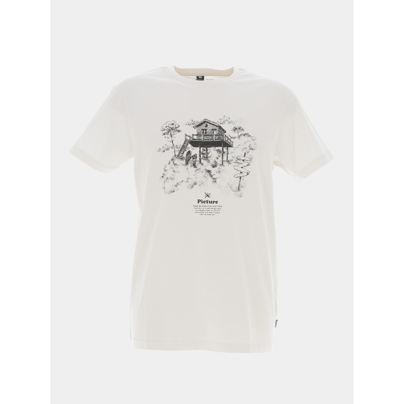 T-shirt dad & son surf caban blanc homme - Picture